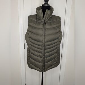 The North Face Olive Puffer Vest